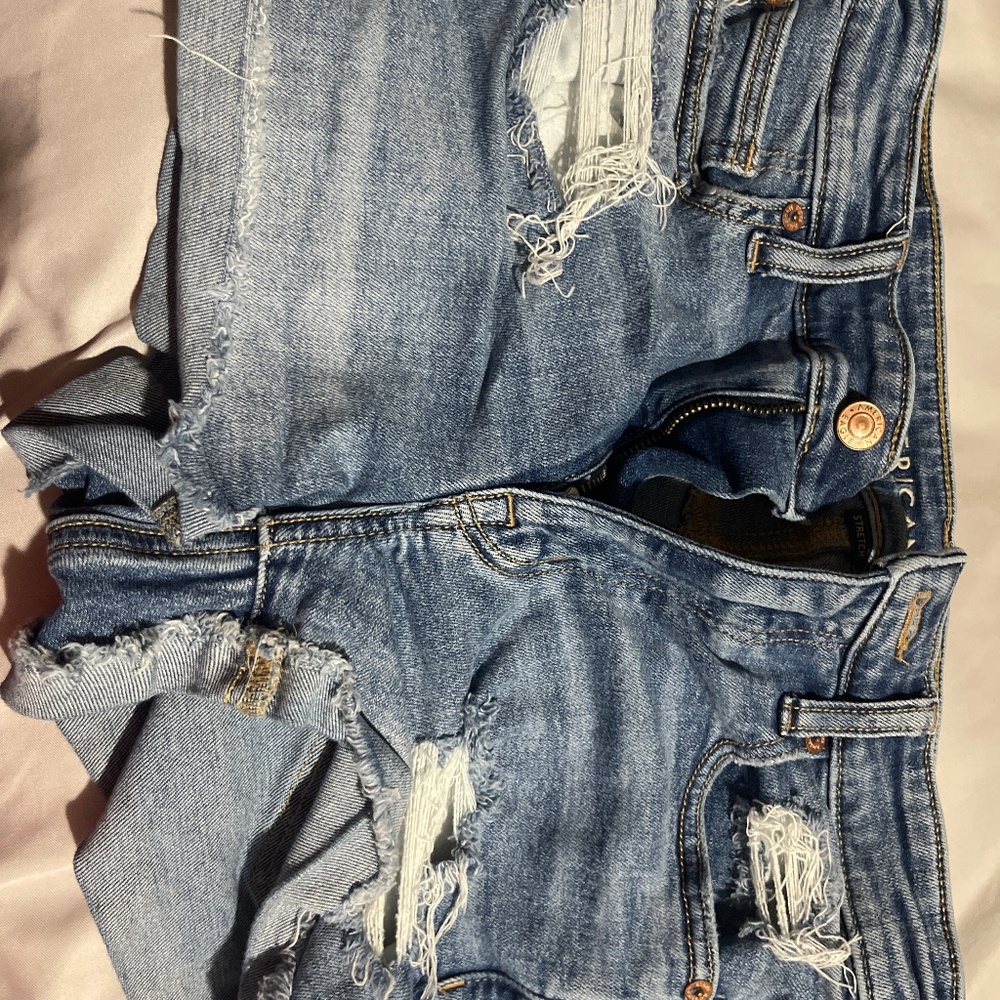 Denim shorts